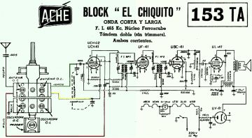 Ache 153 TA schematic circuit diagram